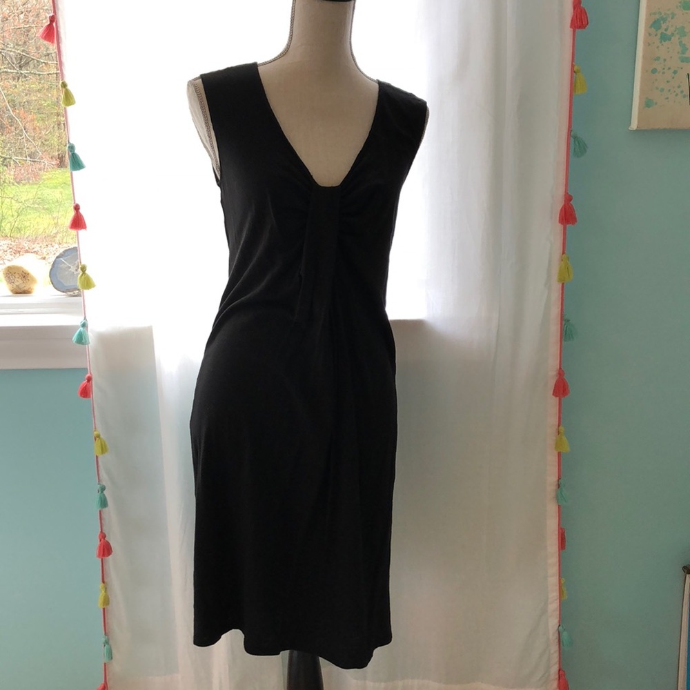 Loft cotton knit dress